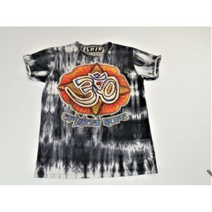 Black Tie Dye Om Design Original Sure Short Sleeve T-shirt Sure Mens Medium
